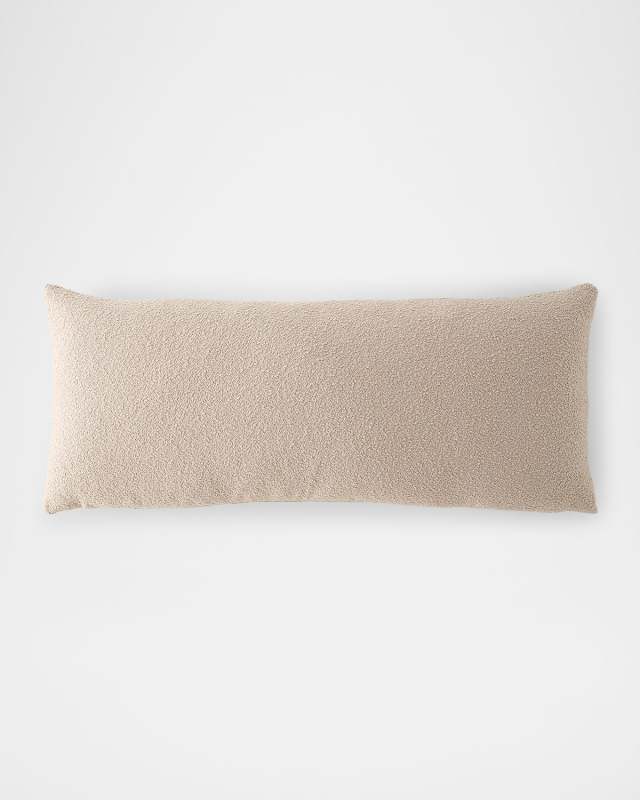 Boucle Decorative Lumbar Pillow, 18" x 48"